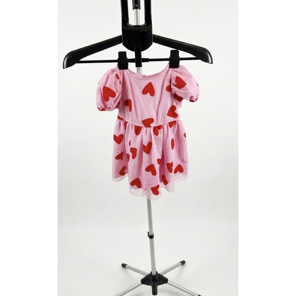 Cat & Jack Toddler Girl Heart Tulle Dress 2T